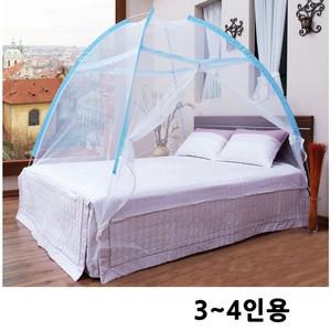 사각모기장 KT원터치네트모기장3-4인용 침대모기장