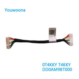 델 인스피론용 노트북 배터리 케이블 15 7000 7559 7557 5576 5577 0T4KY T4KKY DD0AM9BT000