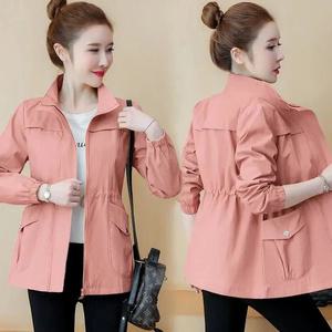 바람막이 봄 여름 경량 점퍼 잠바 자켓 재킷 여성 여자 숏 안감 코트 핑크 루즈 M-4XL 2024 용수철 가을