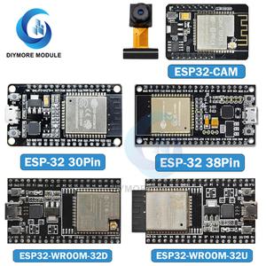 ESP-32 ESP-CAM CH340 개발 보드 무선 와이파이 원격 제어 블루투스 듀얼 코어 CP2102 필터 전원 관리 모듈