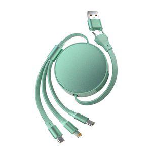 [바라보고]6in1 ctoc c타입 USB 릴케이블 핸드폰충전선 충전기선 고속충전케이블