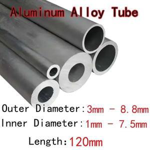 호환 알루미늄 합금 튜브 AL 원형 파이프 스트레이트 Best1 120mm 길이 3mm-8.8mm 외경 1mm-7.5mm 내경