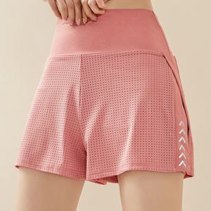 MF BH 여성 레이어드 스포츠 반바지 요가 필라테스 운동복