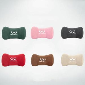 자동차 좌석 안전 머리 받침 패드 인피니티 Q50 FX35 Q30 G37 Q70 G35 Q60 G25 용 로고 목 베개