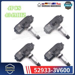 타이어 압력 센서 2014 현대 호환 그랜저 HG I40 VF 434MHZ TPMS 모니터링 시스템 52933-3V600 4 개