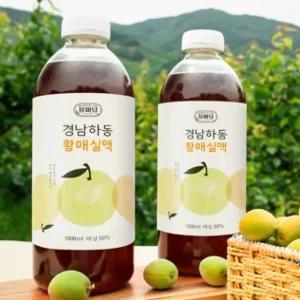 경남 하동 매실액기스 1L 4병 황매실청