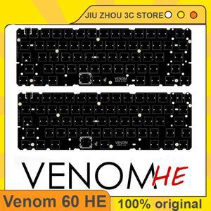 Geonworks Venom 60 HE 마그네틱 스위치 키보드 PCB 호환 GH60 Tofu60 Holy60 게임 액세서리 맞춤 선물