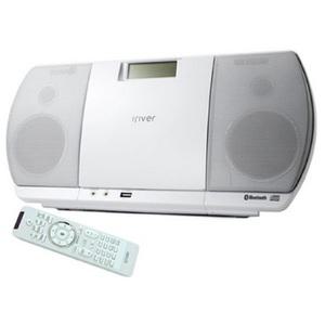 아이리버 USB 메모리 CD 플레이어 블루투스 오디오 FM라디오_화이트