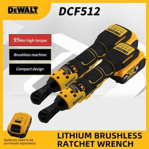 DEWALT DCF512 브러시리스 래칫 렌치 LED 라이트 3/8 1/2 인치 자동차 수리 타이어 제거 20V 리튬 배터리