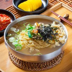 [개별포장] 옥천식 뜨끈한 물쫄면 6인분세트 (쫄면 200g 6봉 + 멸치맛스프 6봉)