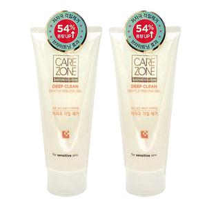 케어존 딥 클린 젠틀 필링젤 200ml x2개