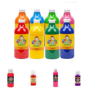 키즈 핑거페인트1000ml 8색 세트/놀이물감/만지는물감/물감놀이세트/미술놀이/페인트/방학놀이/슈퍼워셔블