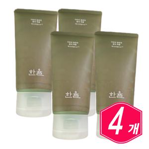한율 어린쑥 클렌징 흡착 팩폼 120ml x 4개 대용량 폼클렌징 세안 클렌저