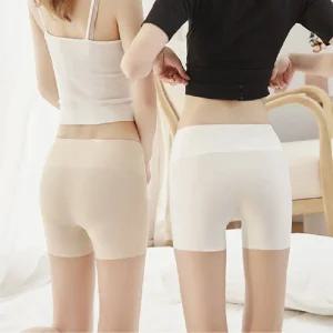 여성 무봉제 사각 네모 누디 팬티 여자 트렁크