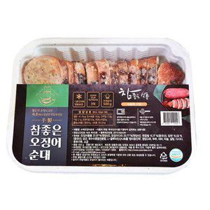 강원도 속초 전통 순대 수제 오징어순대 트레이포장 500g