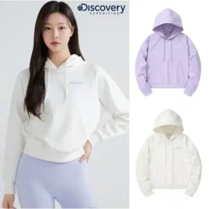 [디스커버리](광주신세계)[정상가 99,000원] 우먼스 세미크롭 후드티셔츠 DWHD41041