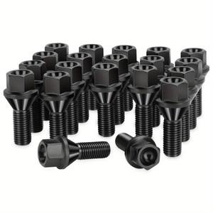 BMW E46 E90 E39 E60 E53 325i용 12x1.5 러그 볼트 20개, 320i 휠 스터드 28mm 생크