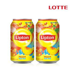 [롯데] 립톤 아이스티 복숭아맛 355mlx24캔/편의점 캔음료수