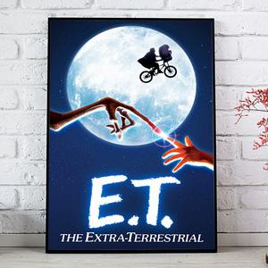 E.T. 이티 영화 포스터 브로마이드 인테리어 ET 액자