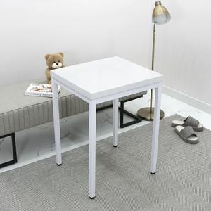 WH5050 화이트분체도장 스틸다리 테이블 W500 x D500 /작은탁자/사이드탁자