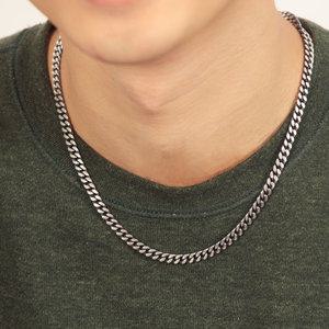 순은 실버925 체인 5.5mm 10돈 엔틱 50cm 남자 은목걸이