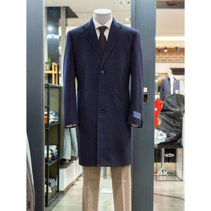[킨록바이킨록앤더슨](강남점)킨록 F/W 네이비 퓨어 캐시미어 100% 코트