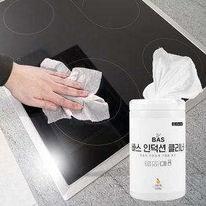 BAS 바스 티슈형 인덕션 클리너 150매 하이라이트 가스 전자 레인지 기름때 주방 청소 세제