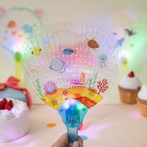 [문구티쳐] 민화 부채만들기 LED 부채 (4종택1) 여름만들기 DIY PP부채 미술수업 우치와 여름선물 캠핑장놀이