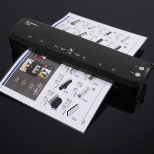 카피어랜드 퀄맥스 코팅기 무광블랙 A3 2롤러 H380 +코팅지+펀칭기+링