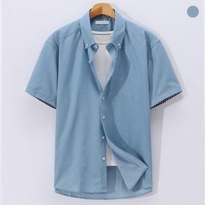 데님 연청 257 스탠다드 반팔 셔츠 CKST6322
