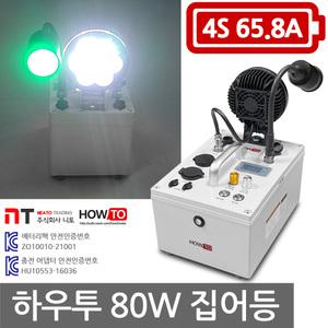 하우투 집어등 80W LED 낚시 갈치 호래기 볼락 써치 라이트 랜턴 램프 낚시용품 작업  SH-H80W-658C