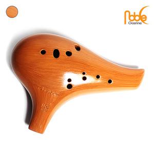 노블 베이스오카리나 Noble Ocarina 도자기 BC 황토색