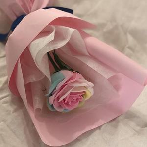 [마물샵] 무지개 장미 비누꽃 파스텔 꽃다발 선물