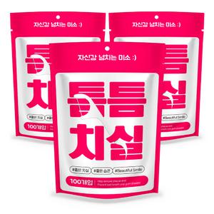 틈틈치실 대용량 일회용 치실 100개입 x 3팩