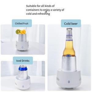 술냉장고 미니 쇼케이스 USB 미니 냉장고, 빠른 냉각 컵, 맥주병, 물, 소다, 음료, 아이스 머그잔, 자동차,