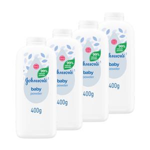 존슨즈 베이비 파우더 대용량 400g 4개