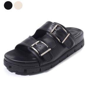 [갤러리아] 세라 여성 소가죽 캐주얼 뮬 슬리퍼 C23S807 검정 3CM