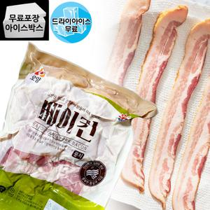 사조 오양 삼겹 베이컨 뭉치 (파지) 1kg (16개마다부과) 슬라이스
