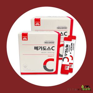 고려은단 메가도스C 비타민C 3000 3g x 100포 2개 V