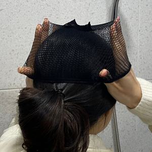 가발망 머리고정 통가발 블랙