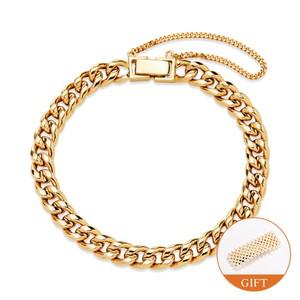 (8월베스트) 14K 에센셜 볼드 커브체인 팔찌 S MOB40097