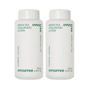 이니스프리 그린티 히알루론산 고수분 로션 170ml 2개