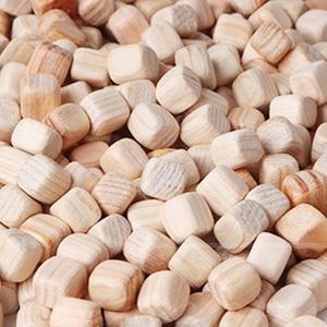 미니 사각 편백나무 큐브 촉감 놀이 방향제 10mm1kg