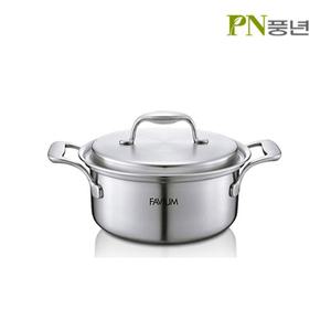 PN풍년 파비움 통5중 인덕션 스텐냄비 양수24cm FV5PT-24C