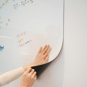 KC인증완료 와진짜 탈착식 붙이는 화이트보드 시트지 자석보드 600x900