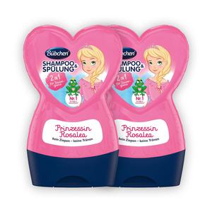 2개 Buebchen 뷔센 키즈 샴푸 앤 린스 프린세스 로잘리아 2 in 1 230ml