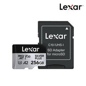 [렉사] 256GB 마이크로SD Silver PLUS 4K 고프로 오즈모 인스타360 드론 액션캠 공식수입원
