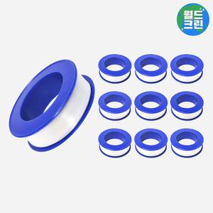 월드크린 테프론테이프 10M 10개 방수테이프 방수 보수 수도배관 누수방지