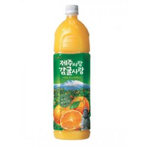 롯데칠성음료 델몬트 제주감귤 제주사랑 감귤사랑 1.5L 12개입