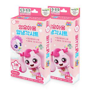 국내생산 캐치티니핑 영유아용 열냉각시트 6매입 2개 저자극 유아